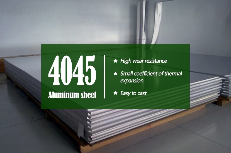 Placa de lámina de aluminio 4045