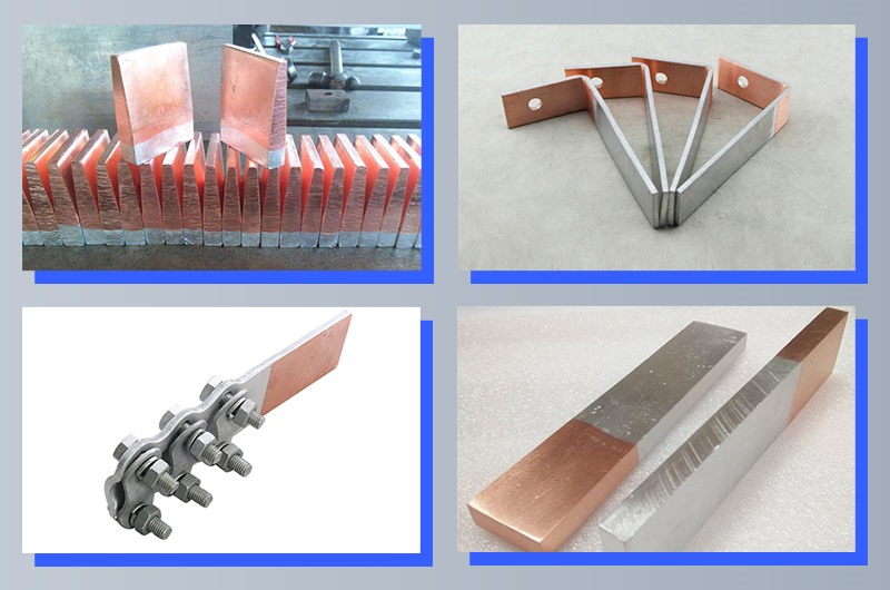 Brazing process of 6063 aluminum alloy and red copper joint