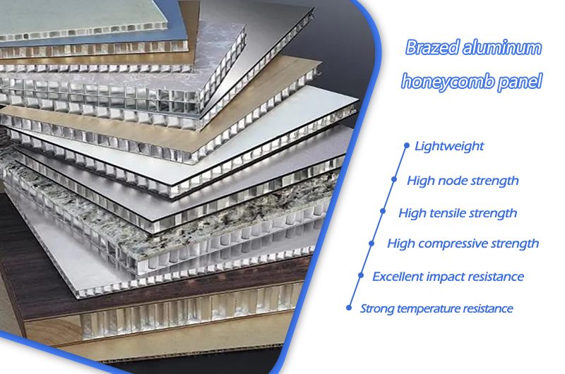 What are advantages of brazed aluminum honeycomb panel